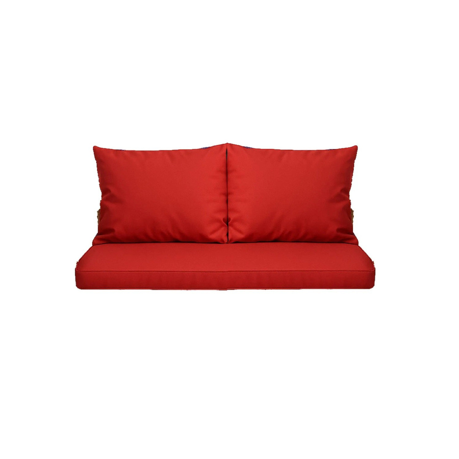 Setgarden Mix Bench Kissen Set für 2-Sitzer Bänke in Rot, 1 Set bestehend aus einer Bankauflage und zwei Kissen, B/T/H: 100 x 60 cm und 50 x 56 cm - Bild 2