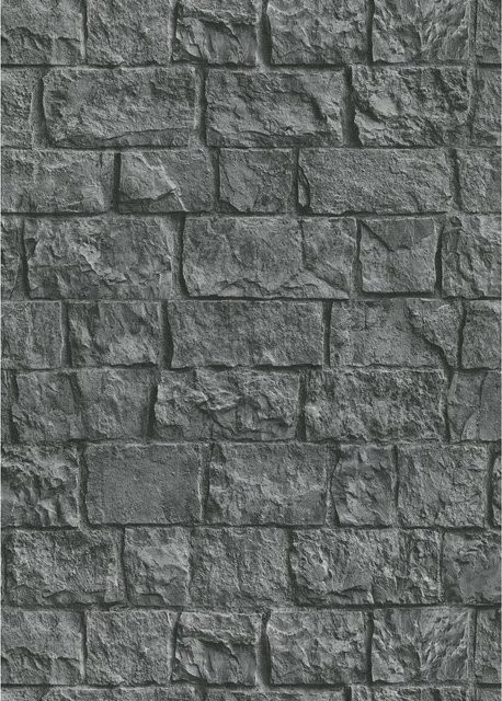 Erismann Vliestapete Stones Dunkelgrau 10,05 m x 0,53 m - Bild 1