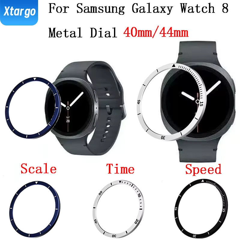 XTargo Uhren-Metallrand für Samsung Galaxy Watch 8, 40 mm, 44 mm, blau - Bild 2