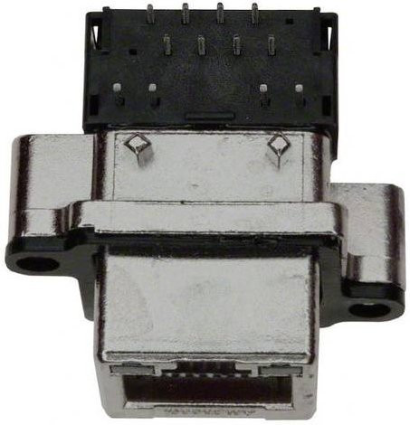 Amphenol MRJ538501 Ethernet LAN Stecker in Silber - Bild 1