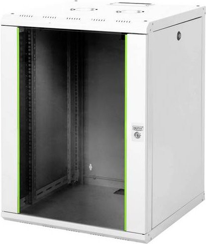 Digitus Wandgehäuse DN-19 16U-6/6 19 Zoll, 16 HE, B: 60 cm, H: 82 cm, T: 60 cm, Lichtgrau (RAL 7035) - Bild 1