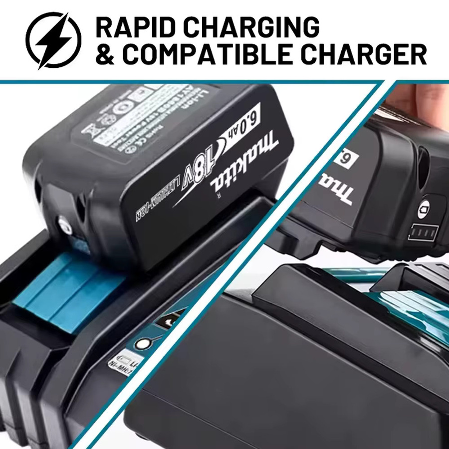 Makita Ersatz-Lithium-Akku 18V mit 6Ah für BL1830B BL1850B BL1850 BL1840 BL1860 BL1815 - Bild 4