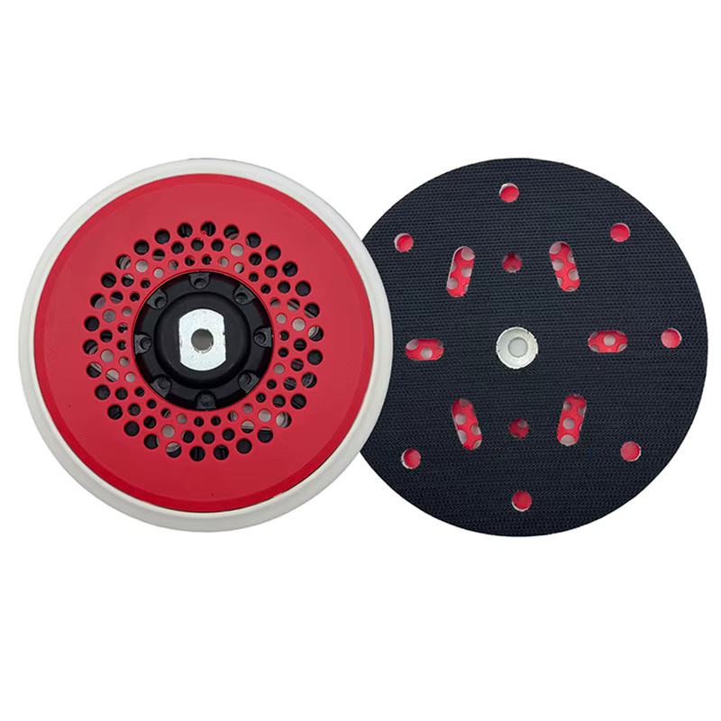 FLEX Klett-Schleifpad für Exzenterschleifer in Rot, Durchmesser: 150 mm, mit M8-Gewinde für staubfreies Schleifen und Polieren - Bild 2