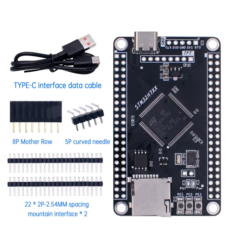 WAVGAT STM32H7 Entwicklungsboard für OV2640 OV5640 Kamera und TFT Bildschirm in Schwarz - Bild 4