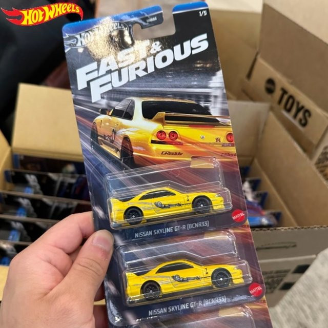 Hot Wheels 1966 Chevy Impala, Nissan Skyline Gt-R (Bcnr33), Nissan 350z Custom, Spielzeugfahrzeuge, Druckguss-Modell, ab 3 Jahren - Bild 1