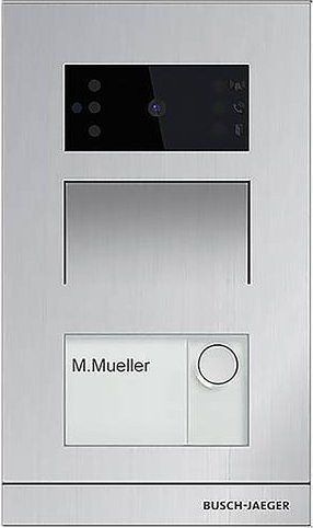 Busch-Jaeger Video-Türstation Außenstation in Silber - Bild 1