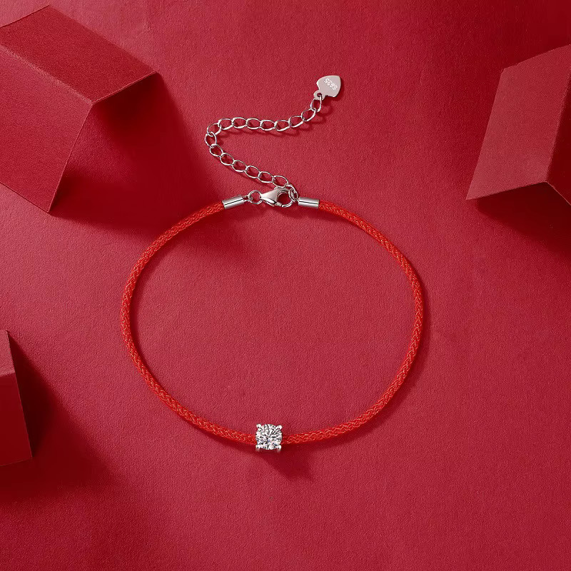 JOYCE JELLY Armband 925 Silber, Moissanit, Damen - Bild 2