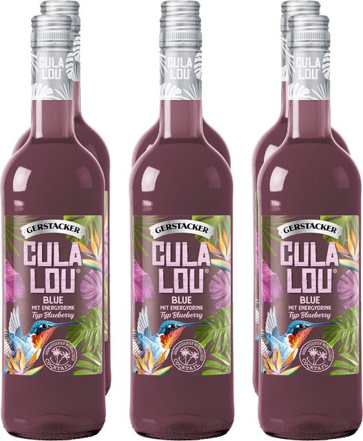 Gerstacker Cula Lou blu Blueberry aromatisierter Wein 6 x 0,75 l - Bild 1