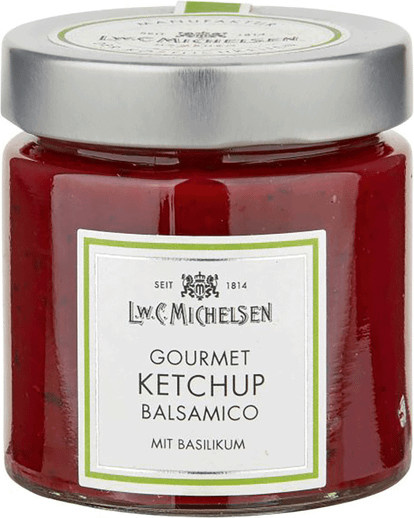 L.W.C. Michelsen Gourmet-Ketchup Balsamico mit Basilikum 185 g - Bild 1