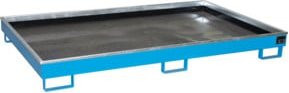 Bauer Regalwanne RW 2200-1 PE mit PE-Einsatz, lackiert, Lichtblau, B/T/H: 131,5 x 216,5 x 2,3 cm - Bild 1