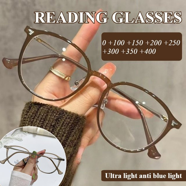 Lesebrille, Unisex, Vollrand, Rund - Bild 1