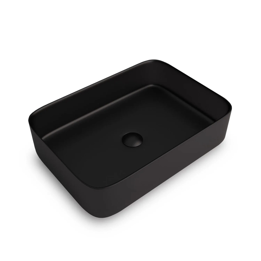 Stilform Aufsatzwaschbecken Soho 2.0 aus Keramik in Schwarz Matt, Durchmesser: 55 cm - Bild 2