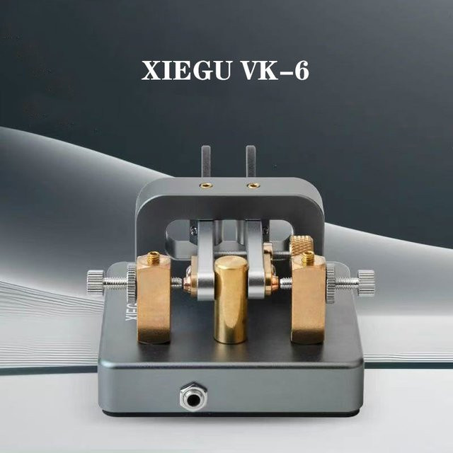 Xiegu VK-6 Elektrischer Morse-Tasten Automatikschlüssel für Kurzwelle und CW-Radiosender - Bild 1