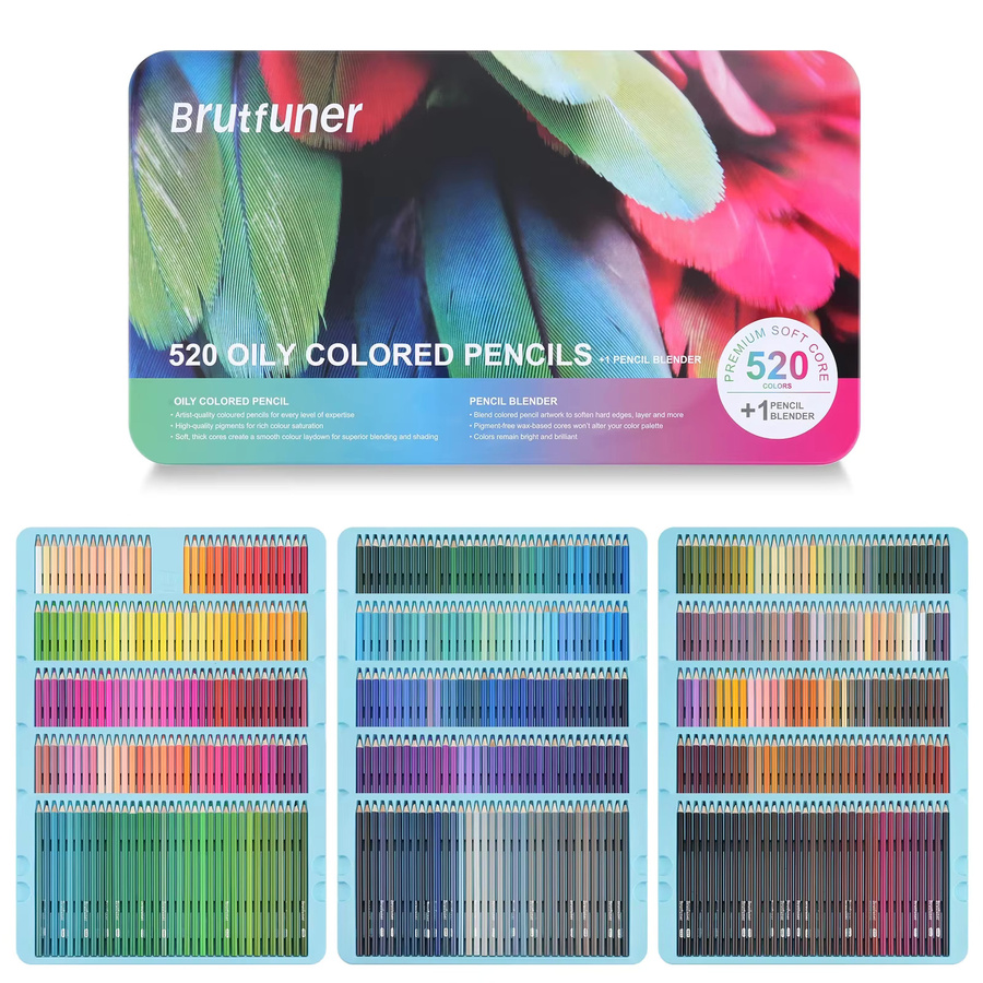 Professionelle Ölpastellstifte in Multicolour mit Pigmenten für Zeichnungen und Skizzen - Bild 2