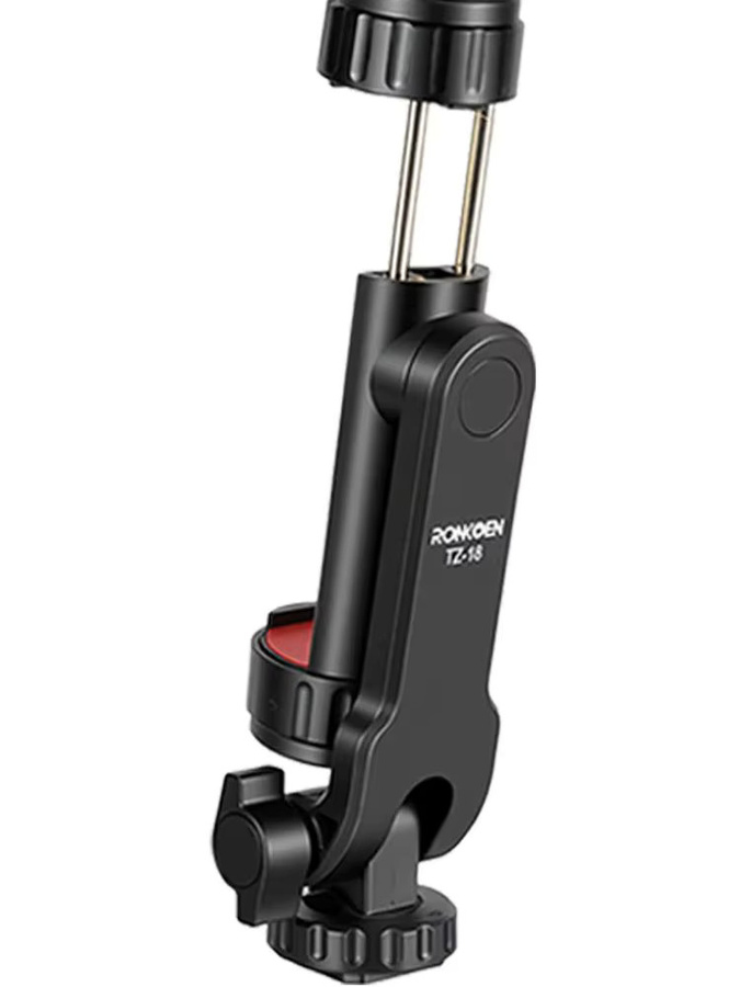 Ronkoen TZ-18 Universal Handy-Clip-Halterung mit 1/4 Zoll Schraube und 360 Grad Drehung für Samsung, iPhone und Xiaomi in Schwarz - Bild 6