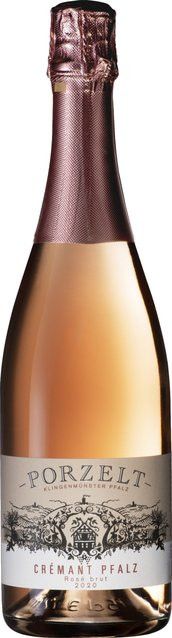 Porzelt Crémant Rosé Spätburgunder, 2021, Pfalz, Brut, 12,0 %, 0,75 l - Bild 1