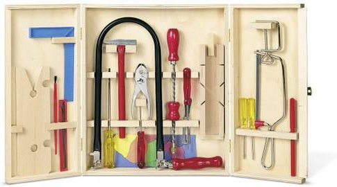 Vedes 407V PEBARO Laubsägeschrank, inklusive Werkzeug, ab 8 Jahren - Bild 1