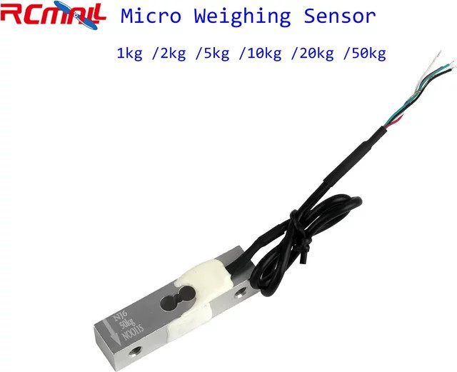 RCmall NJ6 Mikrowaage Sensor Wägezelle in Silber für HX711 AD Modul und elektronische Waagen - Bild 1