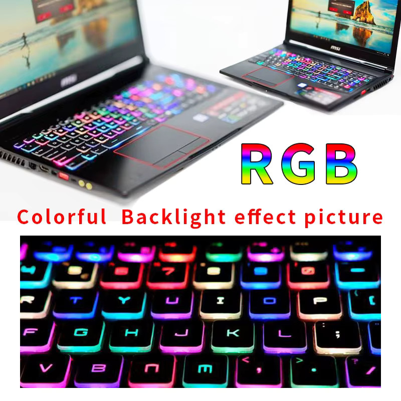 MSI Laptop Tastatur mit Hintergrundbeleuchtung in Rot und Schwarz für Katana GF66 GF76 GL76 GL66 11SC 11UC 11UD 11UE 11UG 12UC 12UD - Bild 4
