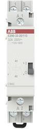 ABB Stromstoß-Schalter E290-32-20/115 für Hutschiene, 2 Schließer, 250 V/AC, 32A, 4000 VA, Weiß - Bild 1