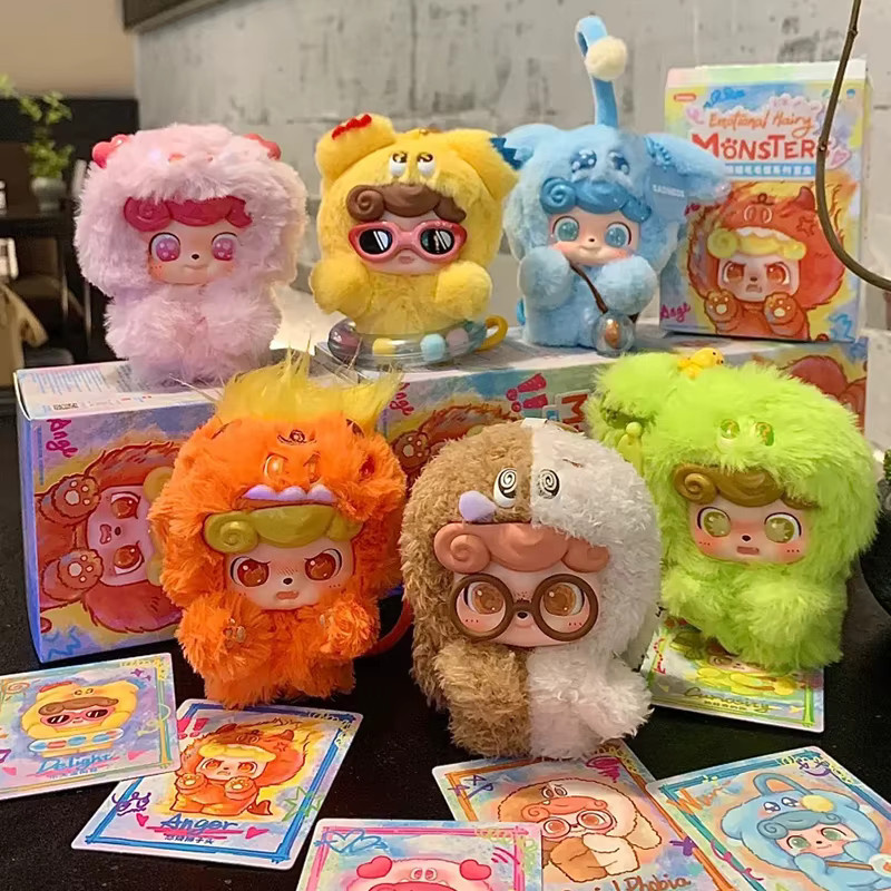 Jotoys Q Baby Emotional Hairy Monster Blind Box, Puppenanhänger, Fantasy, Plüsch / Textil - Bild 2