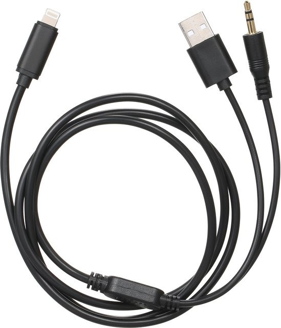 Andoer Medienkabel-Audiokabel-Adapter für BMW Mini iPod iPhone Schnittstelle schwarz - Bild 1