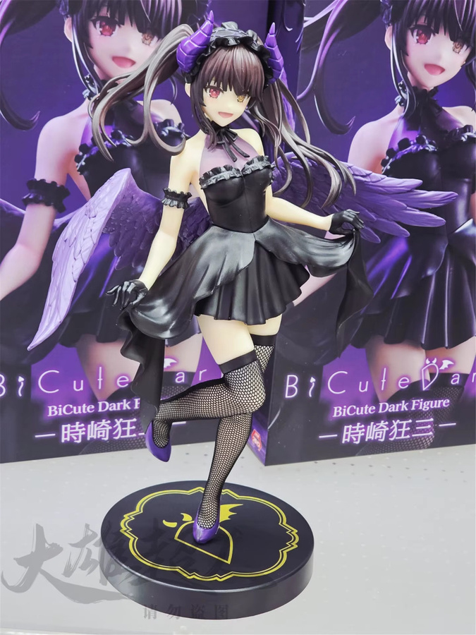 Furyu Date A Live Bicute Dark Anime Figur Tokisaki Kurumi, Sammlermodell, Schwarz, ab 15 Jahren - Bild 2