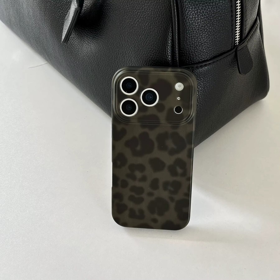 Modische Silikon-Schutzhülle mit Leopardenmuster für Apple iPhone in Braun und Multicolour - Bild 4