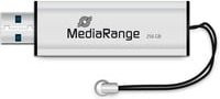 MediaRange USB-Stick 256 GB USB-A in Silber und Schwarz - Bild 1