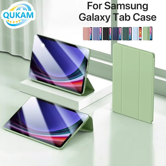 Samsung Tablet Schutzhülle Fall Flip Stand in Blau für Galaxy Tab S9, S8, S7, S6 Lite, A9 Plus, A8, A7 und S7 FE - Bild 1