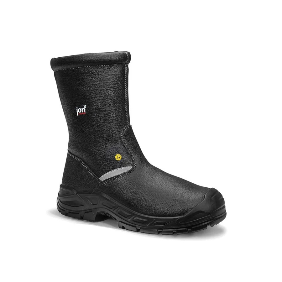 Elten Sicherheitsschuhe Jo TOUGH High ESD S3 Schlupfstiefel aus Rindleder in Schwarz, Größe 40 - Bild 2