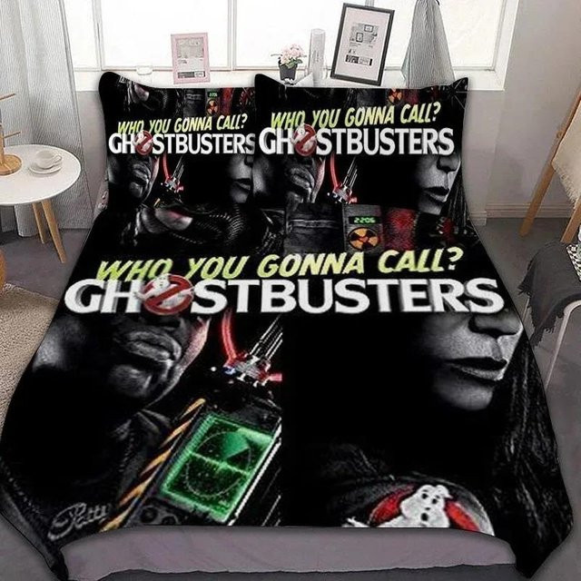 Bettwäsche-Set Ghostbusters von Lodestar in Schwarz, Microfaser-Bettbezug und Kissenbezug für Erwachsene, B/H: 240 x 220 cm - Bild 1