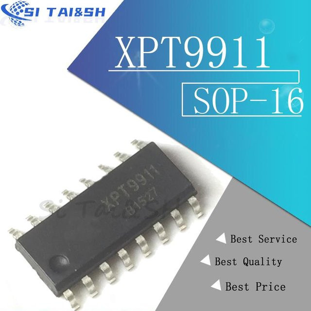 5 Stück Si Tai&SH XPT9911 ESOP-16 IC Chips in Schwarz - Bild 1