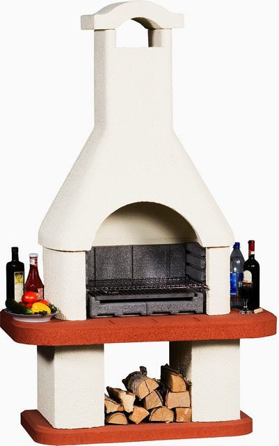 Grillkamin New Mexican Nr.11 von Intergard aus Beton in Grau, B/T/H: 195 x 120 x 60 cm - Bild 1