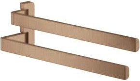 Hansgrohe Axor Handtuchhalter 2-arm schwenkbar in Brushed Red Gold, Wandmontage, Breite: 40,9 cm - Bild 1