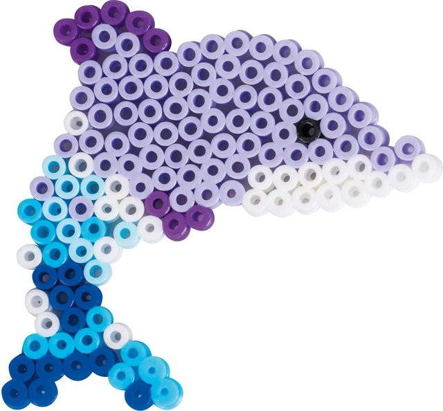 KNORR prandell Bastelset Bügelperlen Delfin Bunt / Mehrfarbig - Bild 1