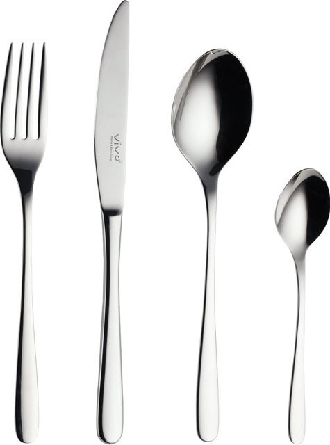 Villeroy & Boch New Fresh Basic Tafelbesteck Set aus Edelstahl in Silber, 24-teilig - Bild 1