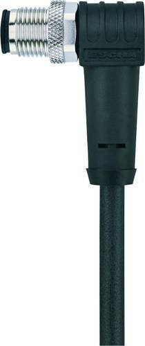 Escha Sensor-Aktor-Steckverbinder M12 gewinkelt, 8-polig, schwarz, Länge: 5,00 m - Bild 1