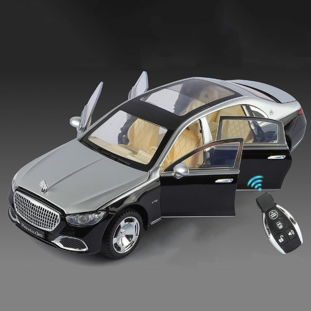 Linyi toy car Maybach S680, Auto Modell, 1:24, Metall, Licht und Sound, ab 18 Jahre - Bild 1