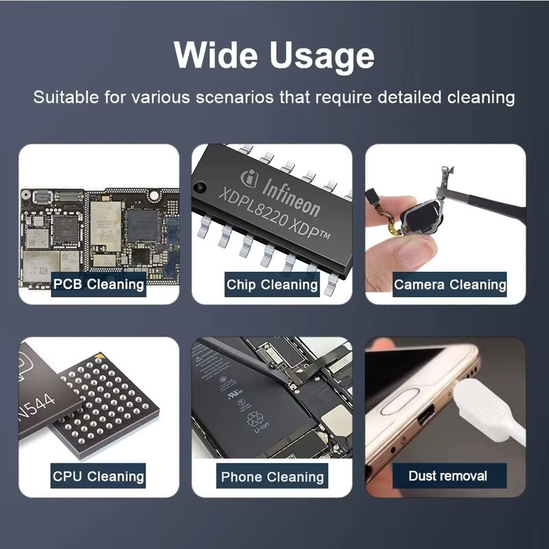 DALESIMEI BST-82 PBT-Faser-Reinigungsbürsten in Weiß zur Reinigung von Motherboards, IC-Kleberentfernung und Schaltkreisen für Handy-Reparaturen, PCB und BGA - Bild 3