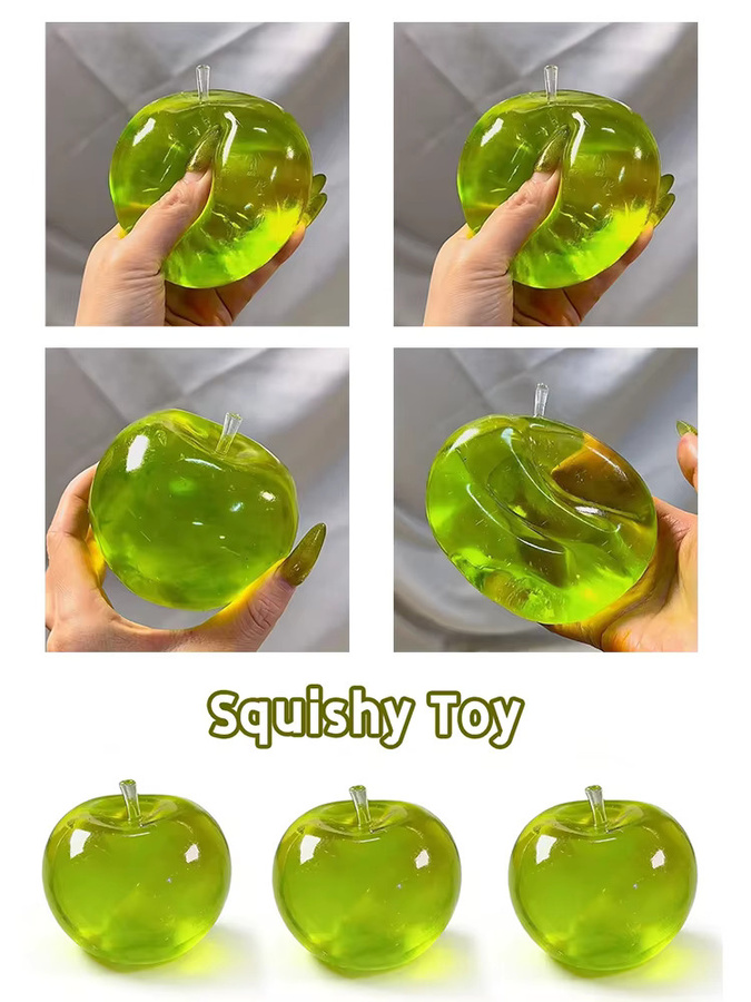 Bandai Apfel-Quetschspielzeug, grün, Kunststoff - Bild 4