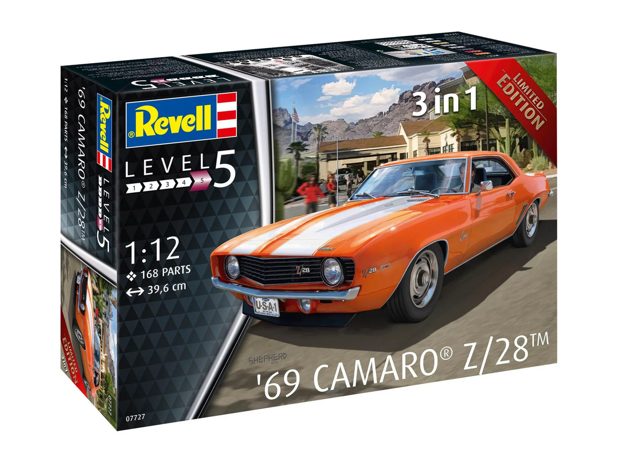 Revell '69 Camaro Z/28 Automodell Bausatz, 1:12, ab 13 Jahren - Bild 2