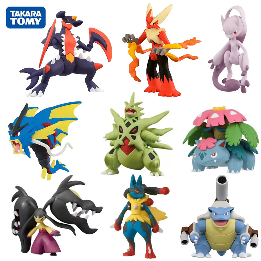 TAKARA TOMY Pokemon Original Figuren Modell Set Multicolor als Desktop-Dekoration - Bild 2