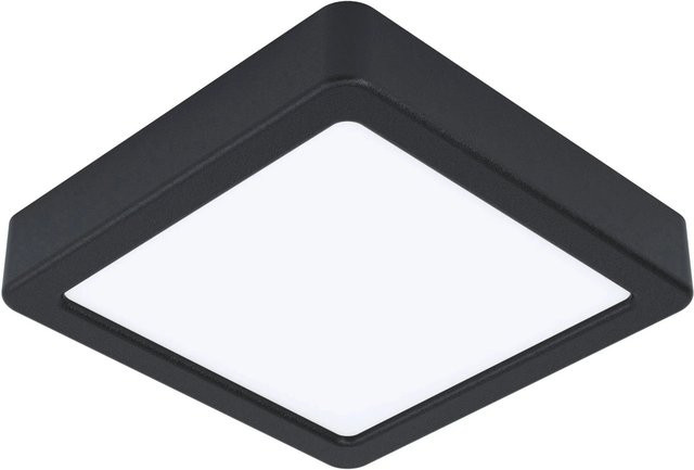 Eglo LED Aufbauleuchte Fueva Weiß-Schwarz quadratisch 11 W - Bild 1