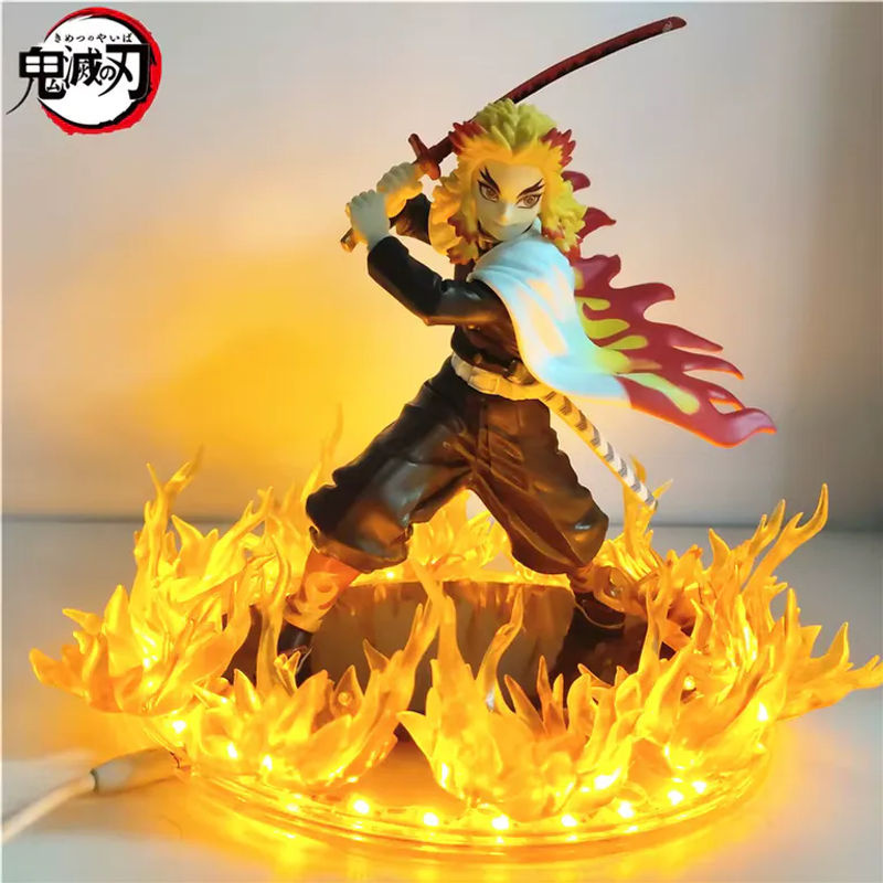 Bandai Anime Figur Dämon Slayer Rengoku Kyoujurou aus PVC, mehrfarbig, Höhe: 21 cm - Bild 2
