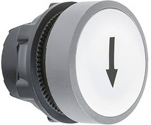 Schneider Electric ZB5AA334C0 Drucktaster-Frontelement aus Kunststoff in Weiß und Grau - Bild 1