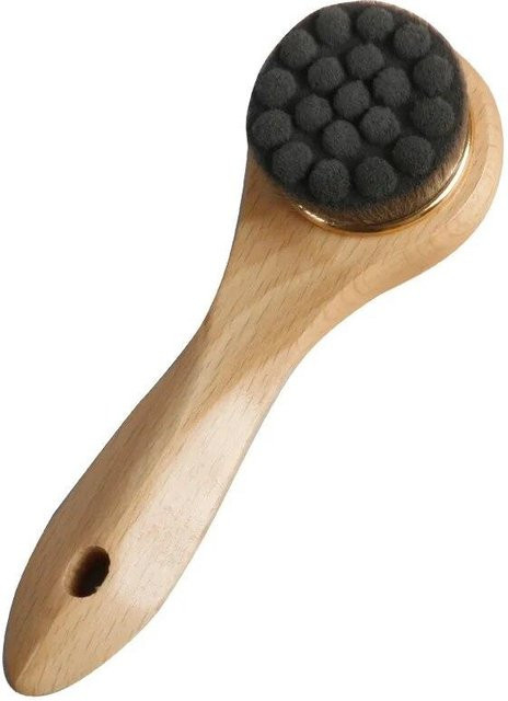 OTRESS Gesichtswaschbürste mit Holzgriff, Beige, Unisex - Bild 1