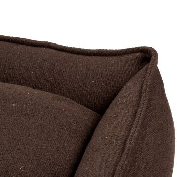 Dog Sport Recycling Hundesofa Belluno in Braun mit abnehmbarem Bezug und rutschfester Unterseite - Bild 2
