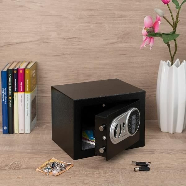 InnovaGoods Safeck Elektronisches Schloss aus Stahl in Schwarz - Bild 1