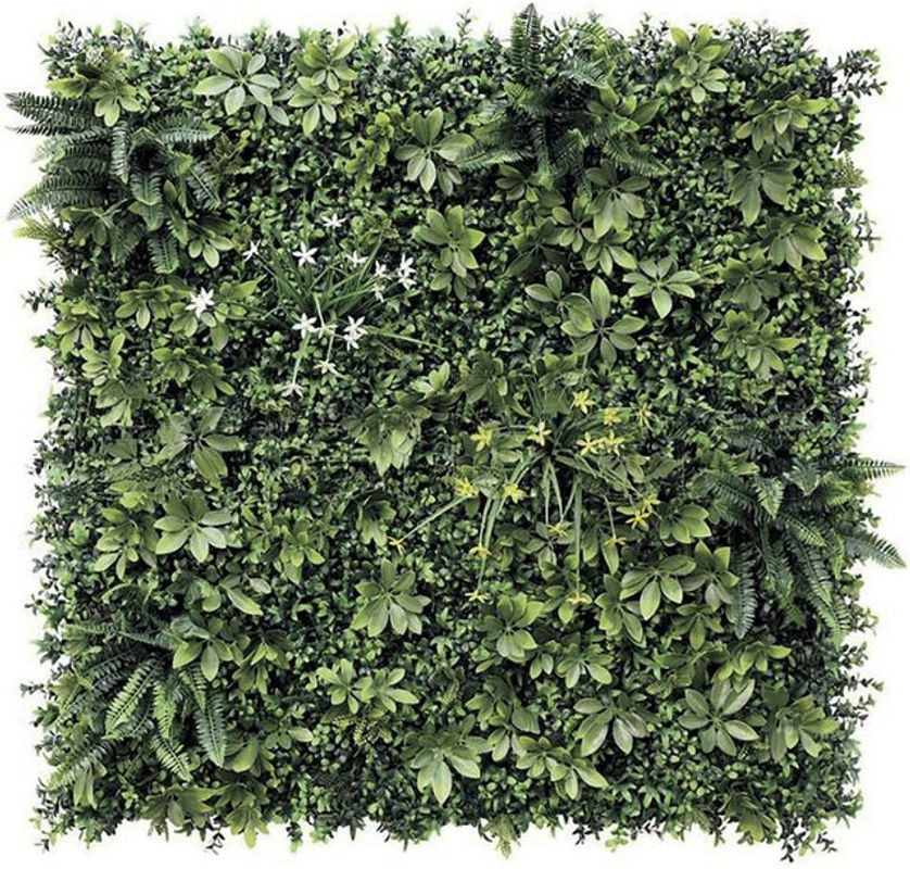 Nortene Deko-Paneel aus künstlichem Laub in Grün, quadratisch, B x H: 100 x 100 cm - Bild 1